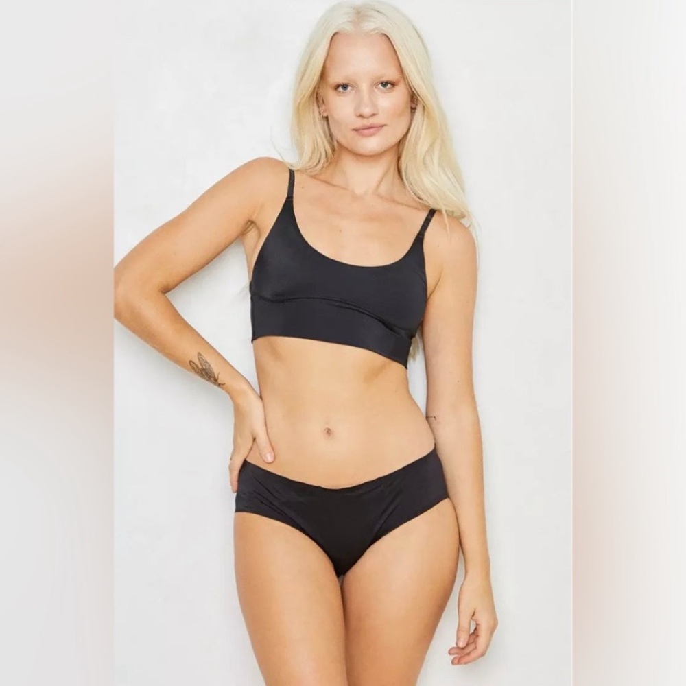 NWT Free People x We Are HAH Cami BrHAH in Noir Black XS
